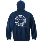 ADULT Pullover Hooded Sweatshirt with CirclePlus_White