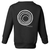 YOUTH Fleece Sweatshirt with CirclePlus_White