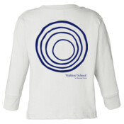 TODDLER Long Sleeve Cotton Jersey Tee with Circle Plus/Navy