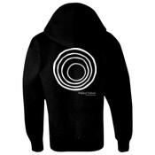 YOUTH Champion Double Dry Eco Hooded Sweatshirt with CirclePlus_White